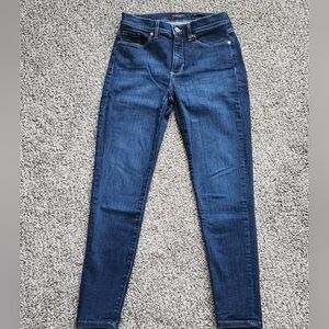 Banana Republic Mid Rise Skinny Jeans, Dark Wash, Size 2 / 26